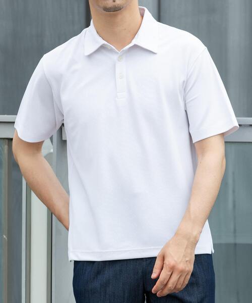 URBAN RESEARCH ROSSO MEN（アーバンリサーチロッソメン）の「『XLサイズあり』『イージーケア / 接触冷感 / 速乾』ハイパフォーマンスコンフォートポロシャツ（ポロシャツ・メンズ・ブラウン/ホワイト/ブラック/ネイビー・X-LARGE/LARGE/MEDIUM/SMALL）」の10枚目の写真