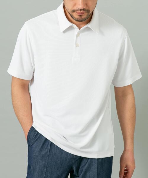 URBAN RESEARCH ROSSO MEN（アーバンリサーチロッソメン）の「『XLサイズあり』『イージーケア / 接触冷感 / 速乾』ハイパフォーマンスコンフォートポロシャツ（ポロシャツ・メンズ・ブラウン/ホワイト/ブラック/ネイビー・X-LARGE/LARGE/MEDIUM/SMALL）」の12枚目の写真