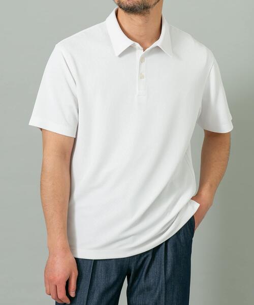 URBAN RESEARCH ROSSO MEN（アーバンリサーチロッソメン）の「『XLサイズあり』『イージーケア / 接触冷感 / 速乾』ハイパフォーマンスコンフォートポロシャツ（ポロシャツ・メンズ・ブラウン/ホワイト/ブラック/ネイビー・X-LARGE/LARGE/MEDIUM/SMALL）」の13枚目の写真