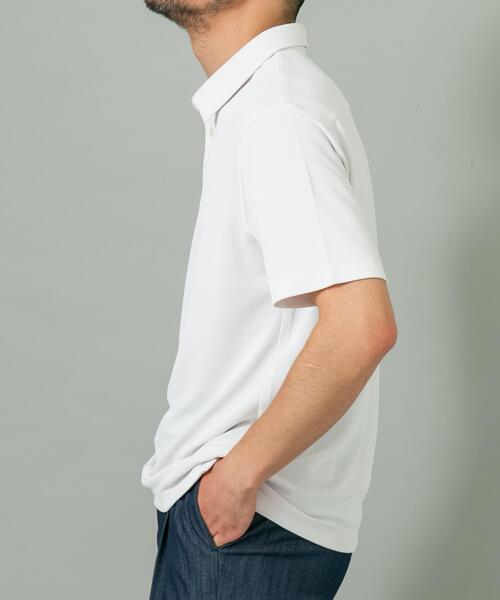 URBAN RESEARCH ROSSO MEN（アーバンリサーチロッソメン）の「『XLサイズあり』『イージーケア / 接触冷感 / 速乾』ハイパフォーマンスコンフォートポロシャツ（ポロシャツ・メンズ・ブラウン/ホワイト/ブラック/ネイビー・X-LARGE/LARGE/MEDIUM/SMALL）」の14枚目の写真