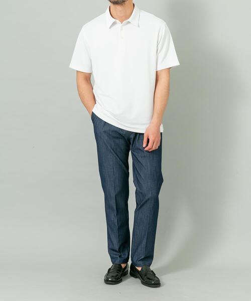 URBAN RESEARCH ROSSO MEN（アーバンリサーチロッソメン）の「『XLサイズあり』『イージーケア / 接触冷感 / 速乾』ハイパフォーマンスコンフォートポロシャツ（ポロシャツ・メンズ・ブラウン/ホワイト/ブラック/ネイビー・X-LARGE/LARGE/MEDIUM/SMALL）」の15枚目の写真