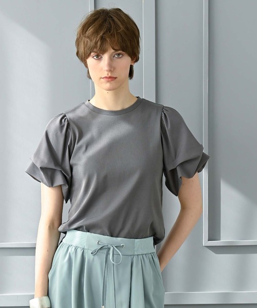グレー　トップス　翌日発送 White Collection｜ホワイトコレクションのトップス（グレー/灰色系