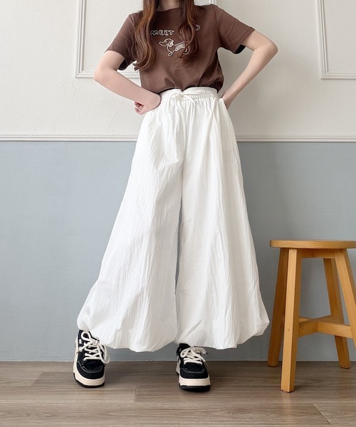 Nana(ナナ)の「ボリュームバルーンワイドパンツ(その他パンツ・レディース・ホワイト・FREE)」の8枚目の写真