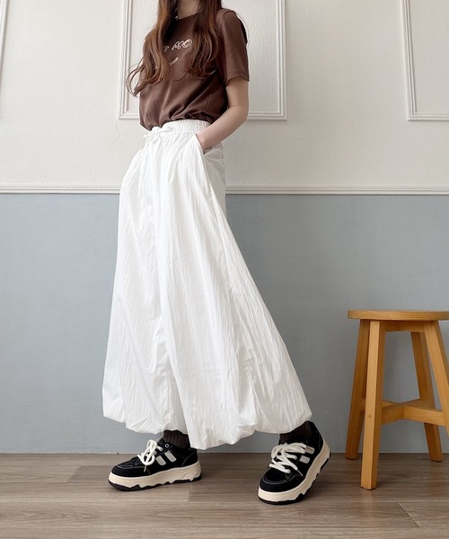 Nana(ナナ)の「ボリュームバルーンワイドパンツ(その他パンツ・レディース・ホワイト・FREE)」の11枚目の写真