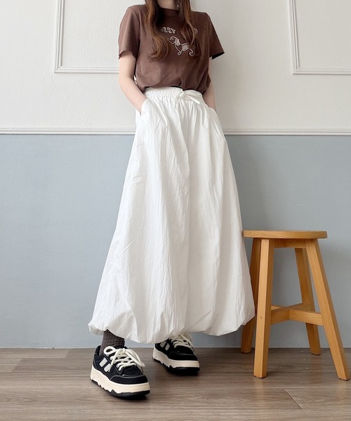 Nana(ナナ)の「ボリュームバルーンワイドパンツ(その他パンツ・レディース・ホワイト・FREE)」の12枚目の写真