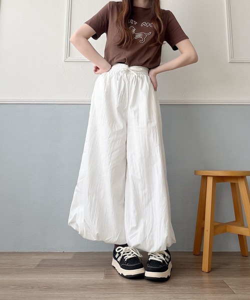 Nana(ナナ)の「ボリュームバルーンワイドパンツ(その他パンツ・レディース・ホワイト・FREE)」の15枚目の写真