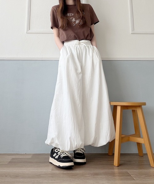Nana(ナナ)の「ボリュームバルーンワイドパンツ(その他パンツ・レディース・ホワイト・FREE)」の4枚目の写真