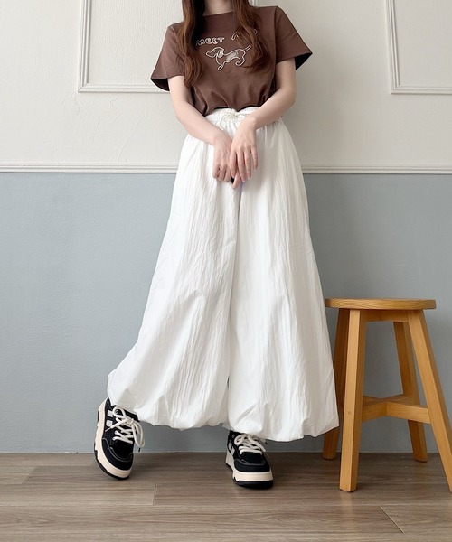 Nana(ナナ)の「ボリュームバルーンワイドパンツ(その他パンツ・レディース・ホワイト・FREE)」の5枚目の写真