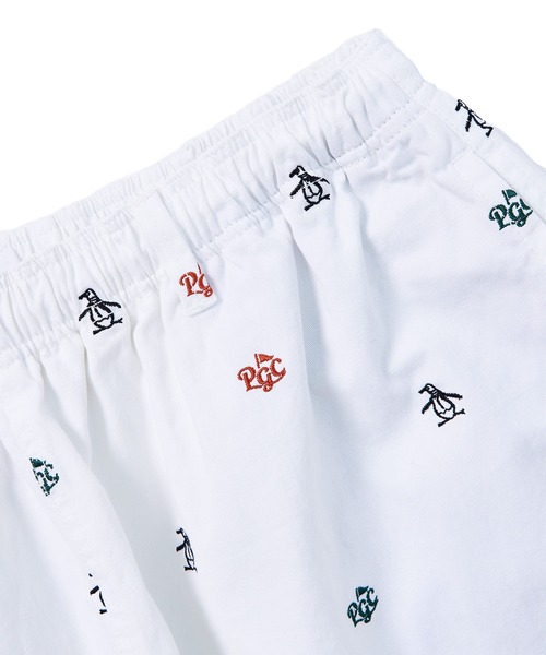 Pacific GOLF CLUB（パシフィックゴルフクラブ）の「Penguin by Munsingwear × PGC SHORT PANTS（その他パンツ・メンズ・ホワイト/グリーン・S/M/L/XL）」の4枚目の写真