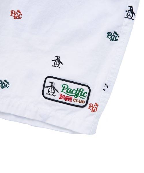 Pacific GOLF CLUB（パシフィックゴルフクラブ）の「Penguin by Munsingwear × PGC SHORT PANTS（その他パンツ・メンズ・ホワイト/グリーン・S/M/L/XL）」の6枚目の写真