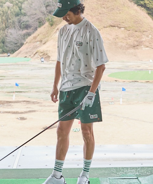 Pacific GOLF CLUB（パシフィックゴルフクラブ）の「Penguin by Munsingwear × PGC SHORT PANTS（その他パンツ・メンズ・ホワイト/グリーン・S/M/L/XL）」の16枚目の写真