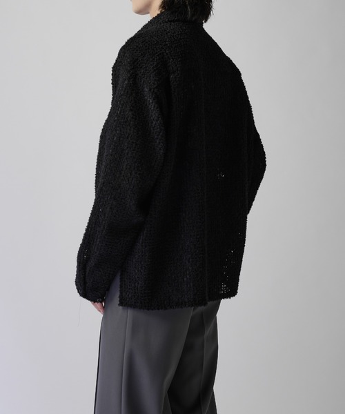 Lui's(ルイス)の「フェザーチュールワイドシャツ(シャツ/ブラウス・メンズ・ブラウン/ブラック・M/S)」の6枚目の写真