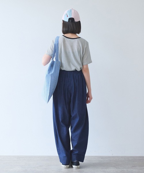 bulle de savon（ビュルデサボン）の「ツイル製品染め コクーンパンツ（その他パンツ・レディース・サックスブルー/ブラウン/インディゴブルー・FREE）」の22枚目の写真
