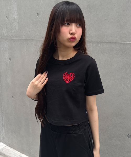 ATMARK｜アットマークのTシャツ/カットソー（ブラック/黒色系・刺繍