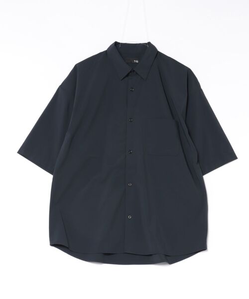 TAKA-Q(タカキュー)の「軽量 ストレッチ ナイロン混 半袖 シャツ セットアップ可能 メンズ(シャツ/ブラウス・メンズ・ネイビー/ブラウン・MEDIUM/LARGE/X-LARGE)」の4枚目の写真