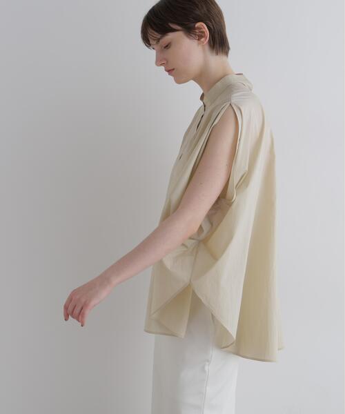 LE PHIL(ルフィル)の「◆ペーパーナイロンブラウス(シャツ/ブラウス・レディース・ベージュ/ピンク/ブラック・F)」の11枚目の写真