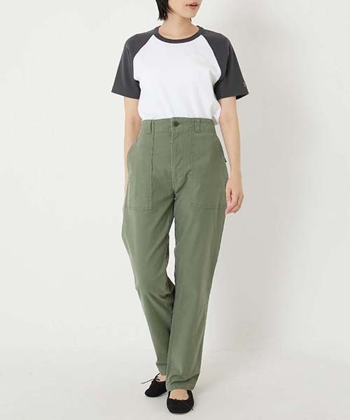 HOLLYWOOD RANCH MARKET（ハリウッドランチマーケット）の「ストレッチフライス 2TONE ラグランショートスリーブTシャツ（その他トップス・メンズ・チャコール・XL/L/M/S）」の5枚目の写真
