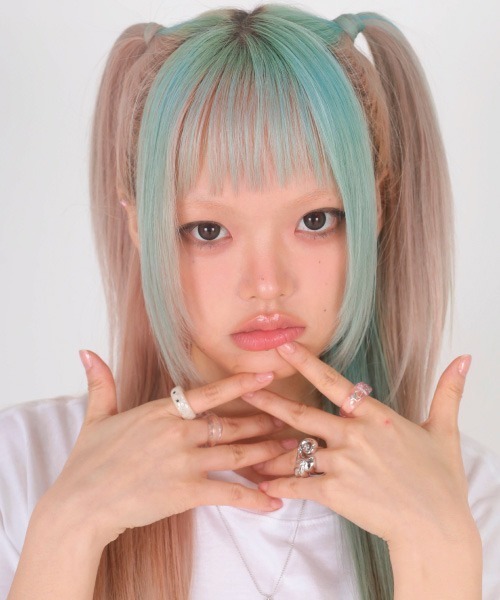 nini toys(ニニトイズ)の「【nini toys】クリアリング/スター(リング・レディース・アイボリー/クリア/ピンク・13)」の4枚目の写真