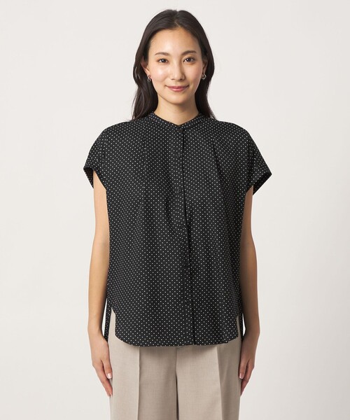A DAY IN THE LIFE UNITED ARROWS(アデイインザライフユナイテッドアローズ)の「バックプリーツ シャツブラウス <A DAY IN THE LIFE>(シャツ/ブラウス・レディース・ベージュ/オフホワイト/ブラック/ライトブルー・FREE)」の11枚目の写真