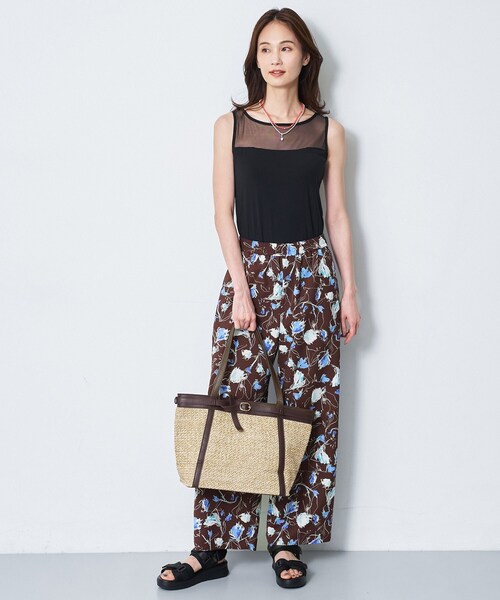 Reflect（リフレクト）の「【BASIC COTTON】シアータンクトップ（タンクトップ・レディース・ブラック/オフホワイト・00）」の9枚目の写真