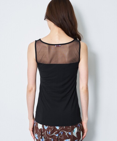 Reflect（リフレクト）の「【BASIC COTTON】シアータンクトップ（タンクトップ・レディース・ブラック/オフホワイト・00）」の16枚目の写真