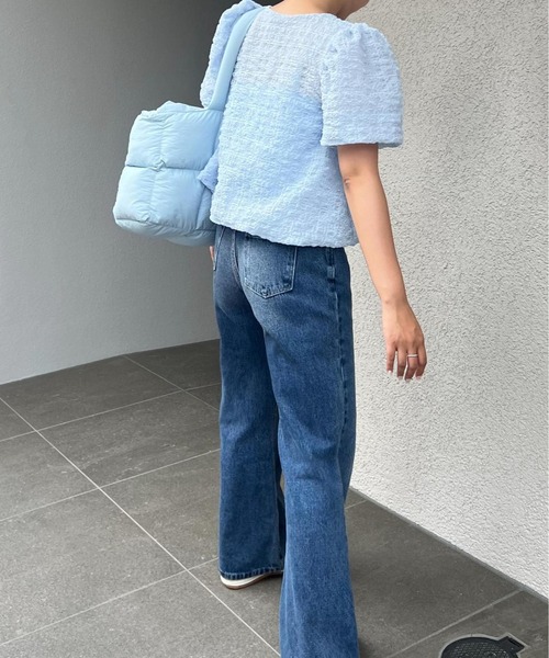BLUE×PALANG（ブルーパラン）の「【ZOZO限定】BALLOON POP BLOUSE（シャツ/ブラウス・レディース・ミント/ライトブルー・FREE）」の5枚目の写真