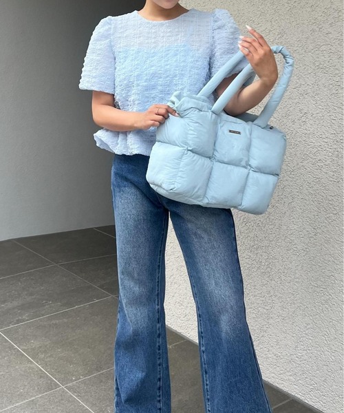 BLUE×PALANG（ブルーパラン）の「【ZOZO限定】BALLOON POP BLOUSE（シャツ/ブラウス・レディース・ミント/ライトブルー・FREE）」の8枚目の写真