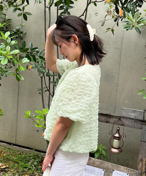 BLUE×PALANG（ブルーパラン）の「【ZOZO限定】BALLOON POP BLOUSE（シャツ/ブラウス・レディース・ミント/ライトブルー・FREE）」の13枚目の写真