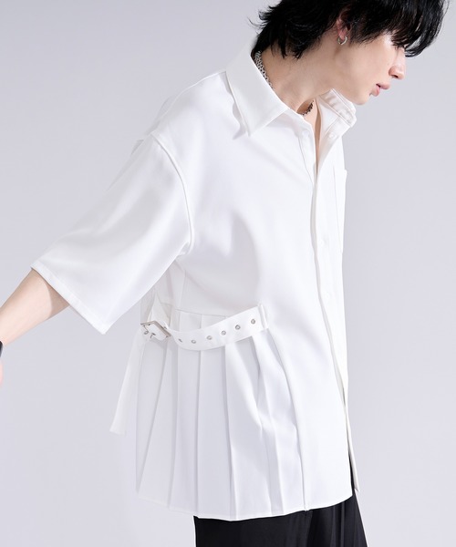 Side Prints Hat Mevel T-shirt / SS — футболка с боковыми принтами, короткий рукав