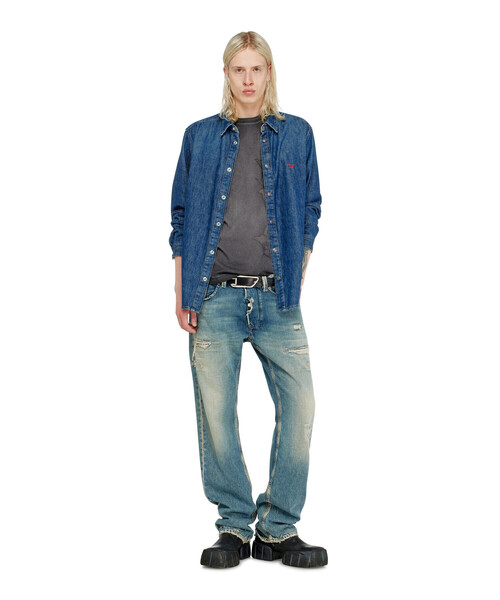 DIESEL（ディーゼル）の「メンズ スリーブレストップ T-RAWBISCO（Tシャツ/カットソー・メンズ・グレー系その他/ホワイト系その他・SMALL/MEDIUM/LARGE/X-SMALL/X-LARGE/XX-LARGE）」の7枚目の写真