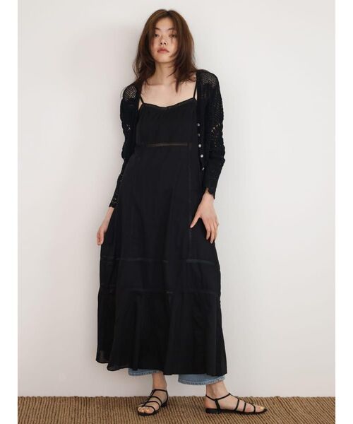 FIKA.(フィーカ)の「Crochet cotton knit cardigan(カーディガン/ボレロ・レディース・ホワイト系/ブラック・MEDIUM)」の19枚目の写真