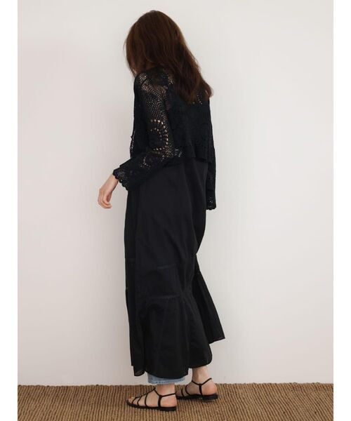 FIKA.(フィーカ)の「Crochet cotton knit cardigan(カーディガン/ボレロ・レディース・ホワイト系/ブラック・MEDIUM)」の20枚目の写真
