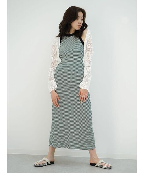 FIKA.(フィーカ)の「Crochet cotton knit cardigan(カーディガン/ボレロ・レディース・ホワイト系/ブラック・MEDIUM)」の13枚目の写真