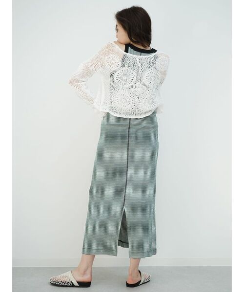 FIKA.(フィーカ)の「Crochet cotton knit cardigan(カーディガン/ボレロ・レディース・ホワイト系/ブラック・MEDIUM)」の14枚目の写真