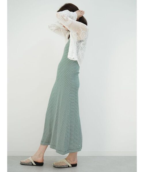 FIKA.(フィーカ)の「Crochet cotton knit cardigan(カーディガン/ボレロ・レディース・ホワイト系/ブラック・MEDIUM)」の4枚目の写真