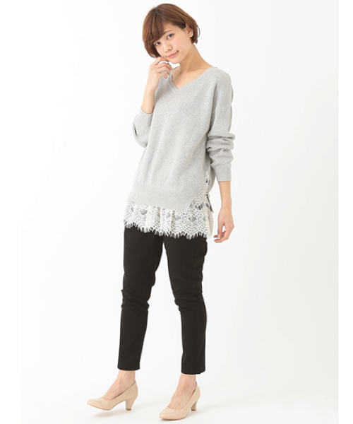 earth music&ecology（アースミュージックアンドエコロジー）の「【2016Spring】テーパードイージーパンツ（その他パンツ・レディース・ネイビー/キャメル/ブラック/カーキ・LARGE/MEDIUM）」の11枚目の写真