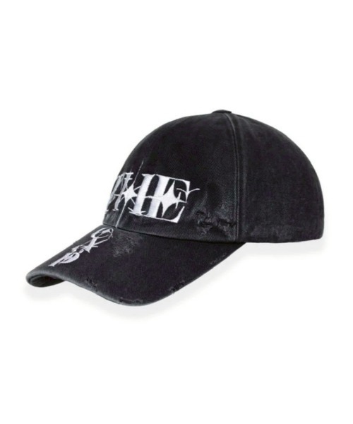 E RIN AI E(オリンアイ)の「【E RIN AI E】THE CAP BALL CAP / 【オリンアイ】刺しゅうロゴキャップ(キャップ・メンズ・ブラック・ONE SIZE)」の10枚目の写真