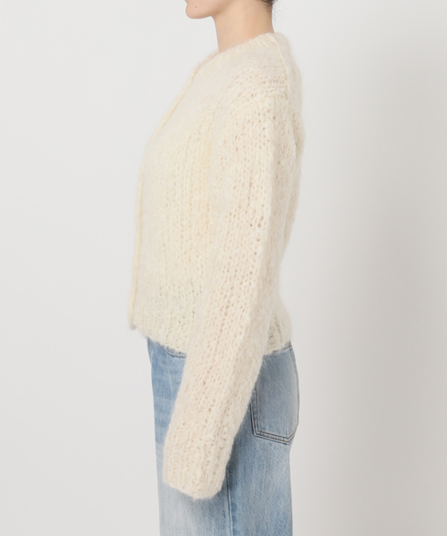 plage(プラージュ)の「HAND KNIT ジャンボタム カーディガン(カーディガン/ボレロ・レディース・サックスブルー/アイボリー・FREE)」の20枚目の写真