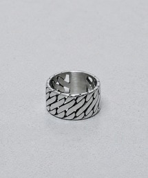 XOLO JEWELRY/ショロジュエリー] GRAY＆GOLD フラワーシグネットリング