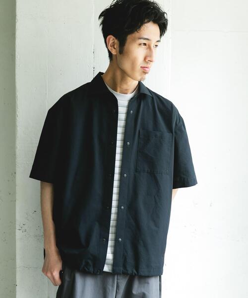 MARMOT（マーモット）の「『別注』Marmot×DOORS　DOT AIR SHORT-SLEEVE SHIRTS（シャツ/ブラウス・メンズ・スミクロ/ブルー/カーキ・MEDIUM/LARGE）」の17枚目の写真