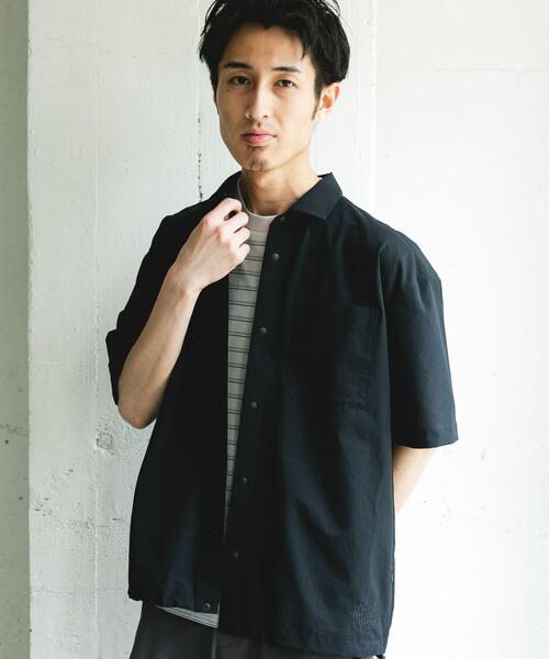 MARMOT（マーモット）の「『別注』Marmot×DOORS　DOT AIR SHORT-SLEEVE SHIRTS（シャツ/ブラウス・メンズ・スミクロ/ブルー/カーキ・MEDIUM/LARGE）」の18枚目の写真