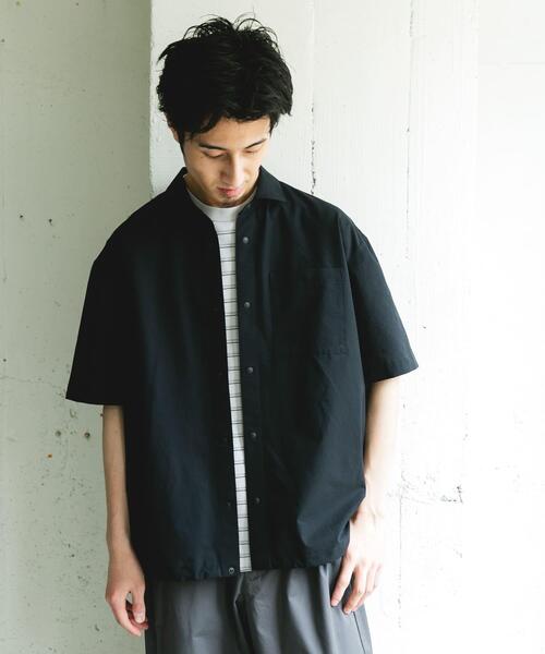 MARMOT（マーモット）の「『別注』Marmot×DOORS　DOT AIR SHORT-SLEEVE SHIRTS（シャツ/ブラウス・メンズ・スミクロ/ブルー/カーキ・MEDIUM/LARGE）」の20枚目の写真