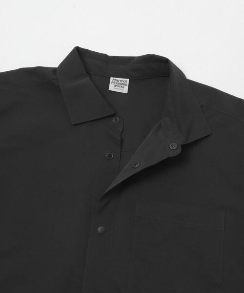 MARMOT（マーモット）の「『別注』Marmot×DOORS　DOT AIR SHORT-SLEEVE SHIRTS（シャツ/ブラウス・メンズ・スミクロ/ブルー/カーキ・MEDIUM/LARGE）」の5枚目の写真