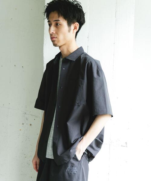MARMOT（マーモット）の「『別注』Marmot×DOORS　DOT AIR SHORT-SLEEVE SHIRTS（シャツ/ブラウス・メンズ・スミクロ/ブルー/カーキ・MEDIUM/LARGE）」の11枚目の写真