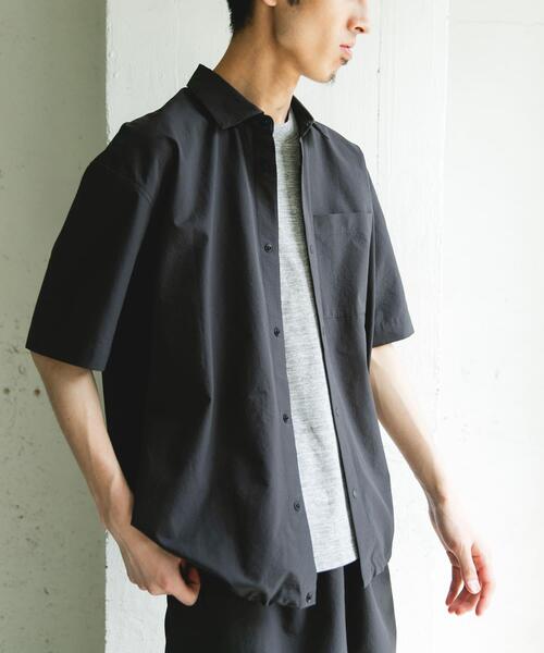 MARMOT（マーモット）の「『別注』Marmot×DOORS　DOT AIR SHORT-SLEEVE SHIRTS（シャツ/ブラウス・メンズ・スミクロ/ブルー/カーキ・MEDIUM/LARGE）」の14枚目の写真