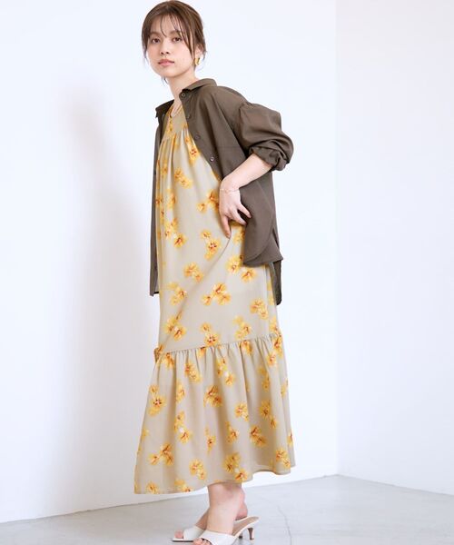 COHINA（コヒナ）の「シームデザインシアーシャツ 【低身長・小柄女性】（シャツ/ブラウス・レディース・レッド/ブラウン/オフホワイト/ブルー系その他・ONE SIZE）」の20枚目の写真