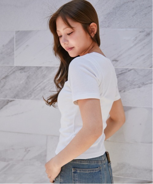 GORGE(ゴージ)の「《ドット・レイヤード》Tシャツ&キャミセット /フェミニン×カジュアル/春夏/全2色(Tシャツ/カットソー・レディース・ホワイト/ブラック・F)」の20枚目の写真