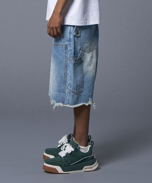 STYLISE（スタイライズ）の「【MLVINCE】DOUBLE KNEE HOLSTER SHORTS / 3カラー（その他パンツ・メンズ・ブルー/ベージュ・32/30/34）」の19枚目の写真