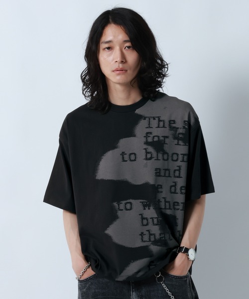 RAGEBLUE(レイジブルー)の「【接触冷感/吸水速乾】FLORAL PRINT T-SHIRTS/フラワープリントTシャツ(Tシャツ/カットソー・メンズ・ブラック/ホワイト・MEDIUM/LARGE)」の10枚目の写真