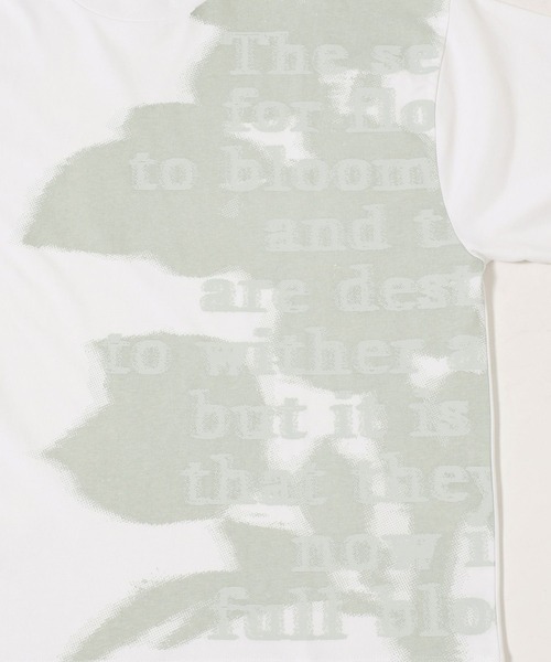 RAGEBLUE(レイジブルー)の「【接触冷感/吸水速乾】FLORAL PRINT T-SHIRTS/フラワープリントTシャツ(Tシャツ/カットソー・メンズ・ブラック/ホワイト・MEDIUM/LARGE)」の18枚目の写真